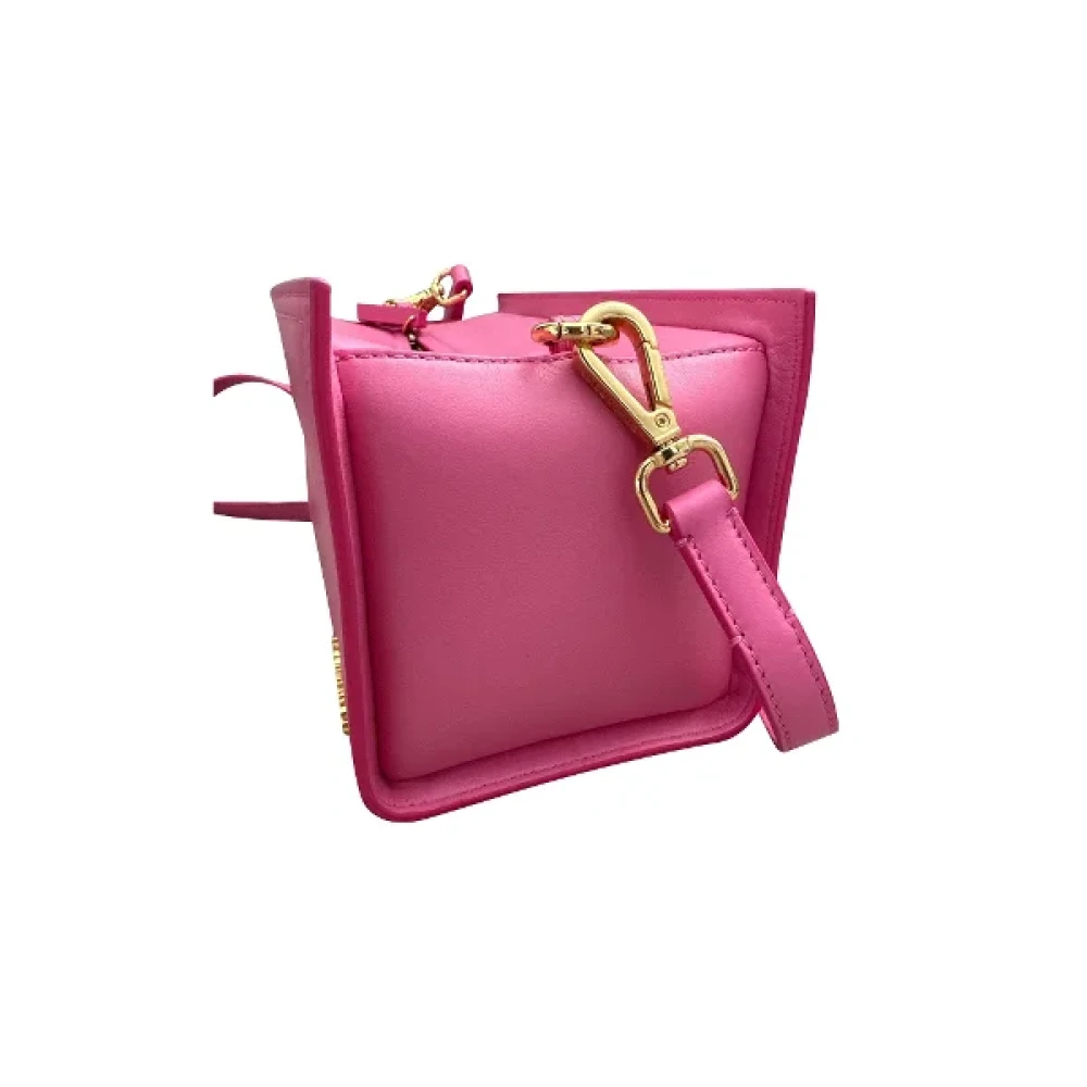 Jacquemus Pre-owned Leather handbags Pink Dames