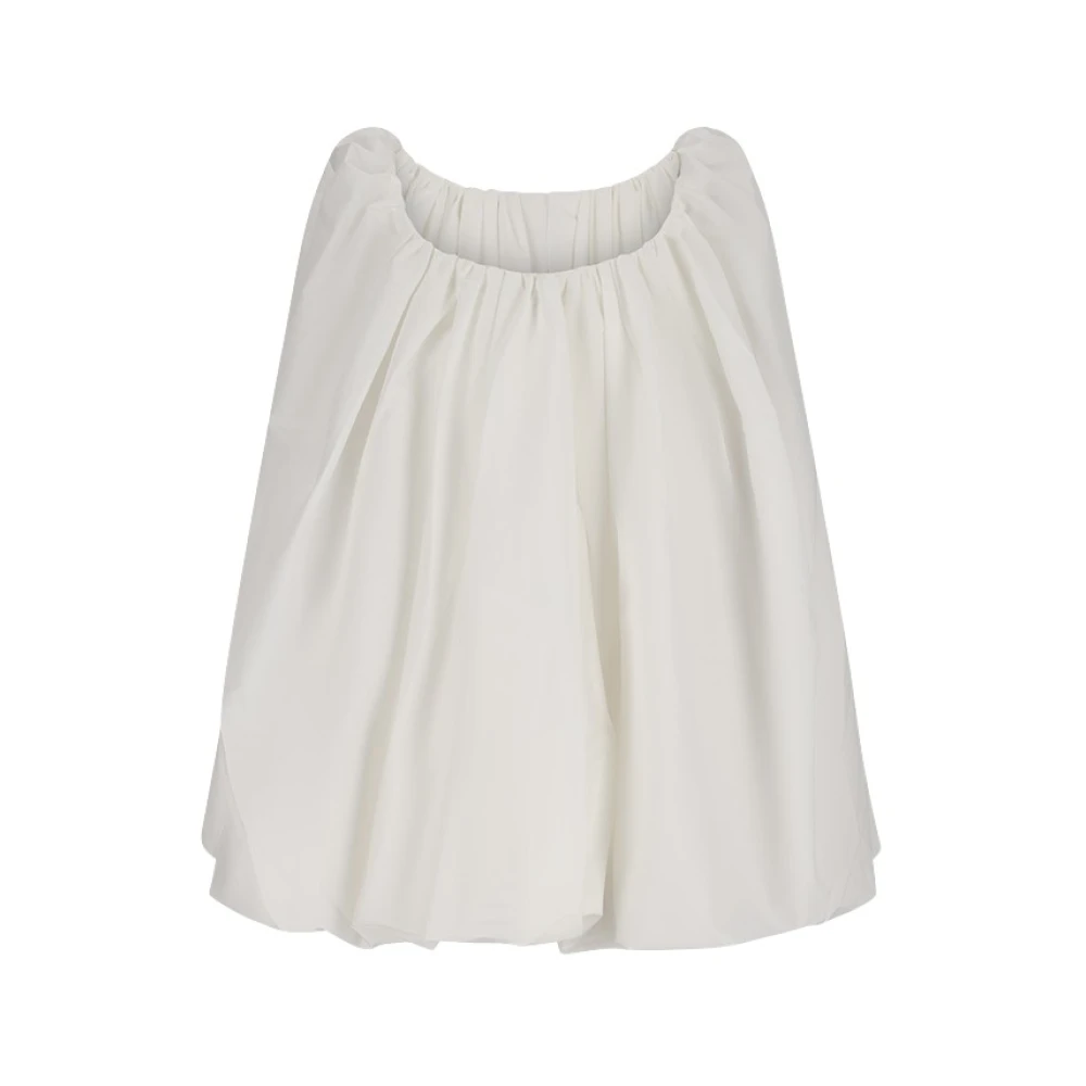 Jacquemus White Blouses, Female, Xs, Lavande Top