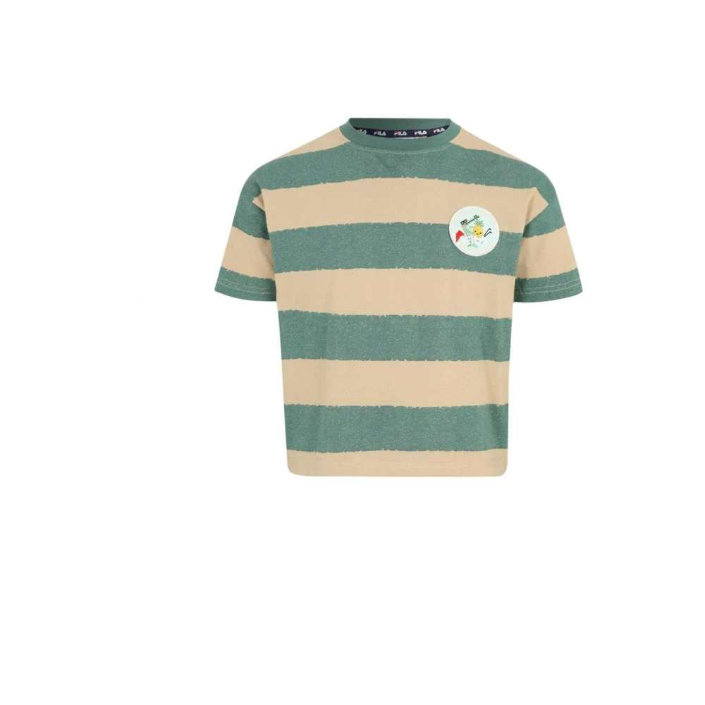 Fila Bomull Oversized Vår/Sommar T-shirt Green, Pojke