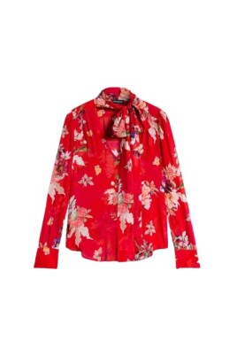floral-v-neck-top-with-ribbon