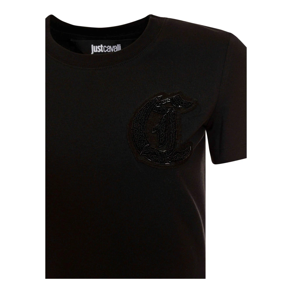 Just Cavalli T-shirts en Polos Black Dames