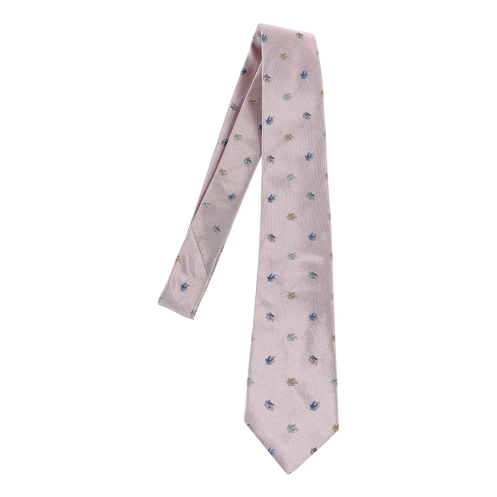 ETRO Elegante Zijden Stropdas voor Heren Pink Heren