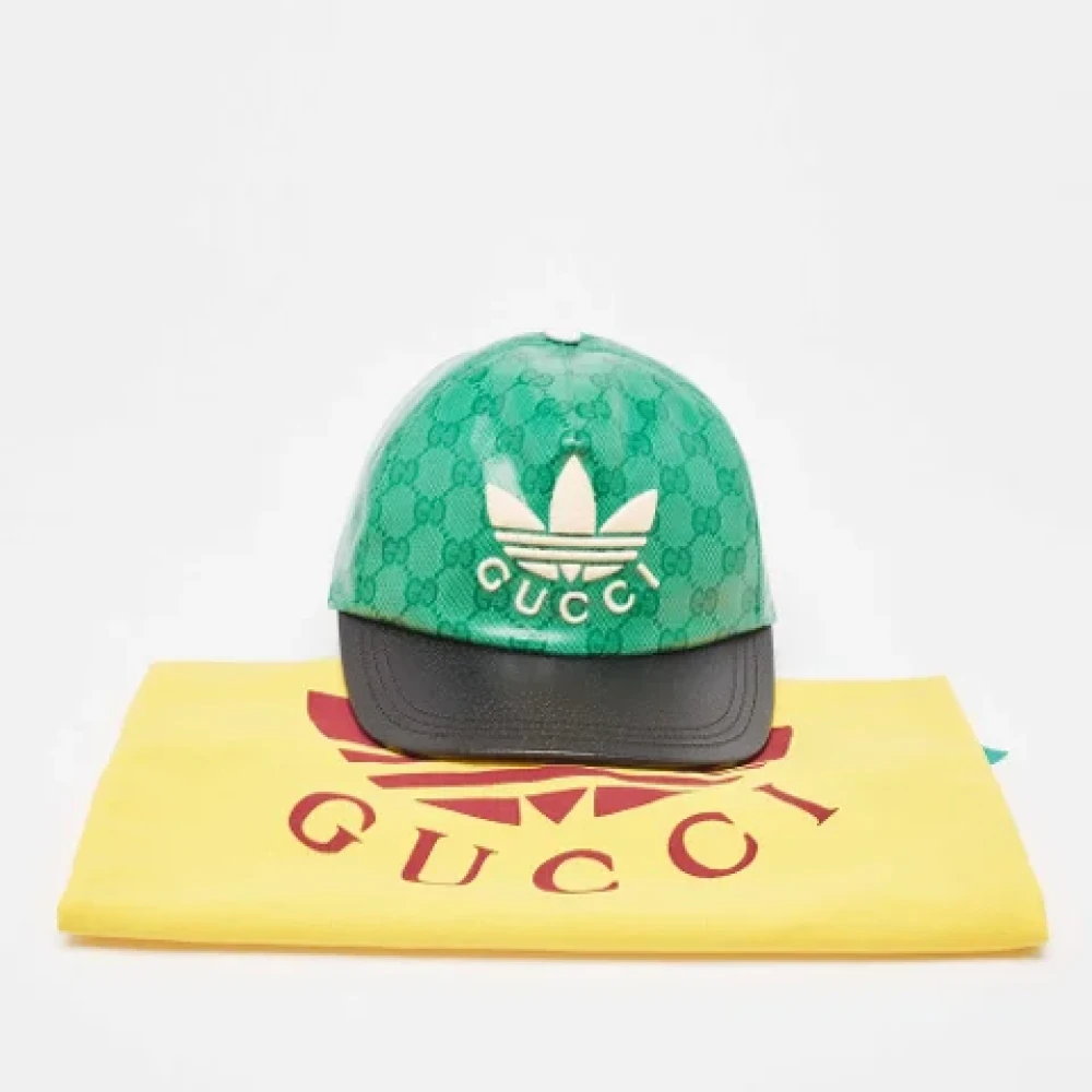 Gucci Vintage Pre-owned Cotton hats Green Heren