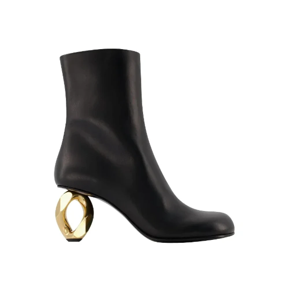 JW Anderson Pre-owned Leather boots Black Dames
