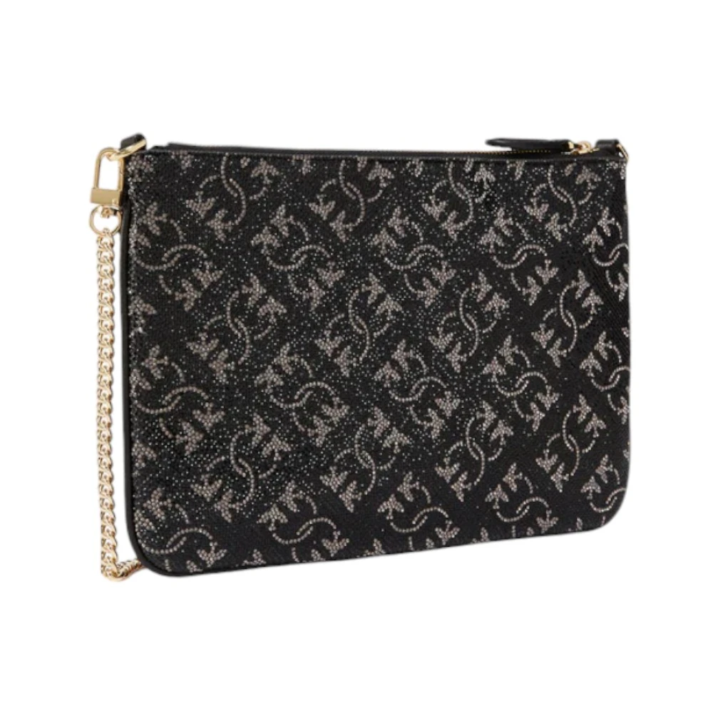 pinko Stijlvolle Leren Tas Black Dames