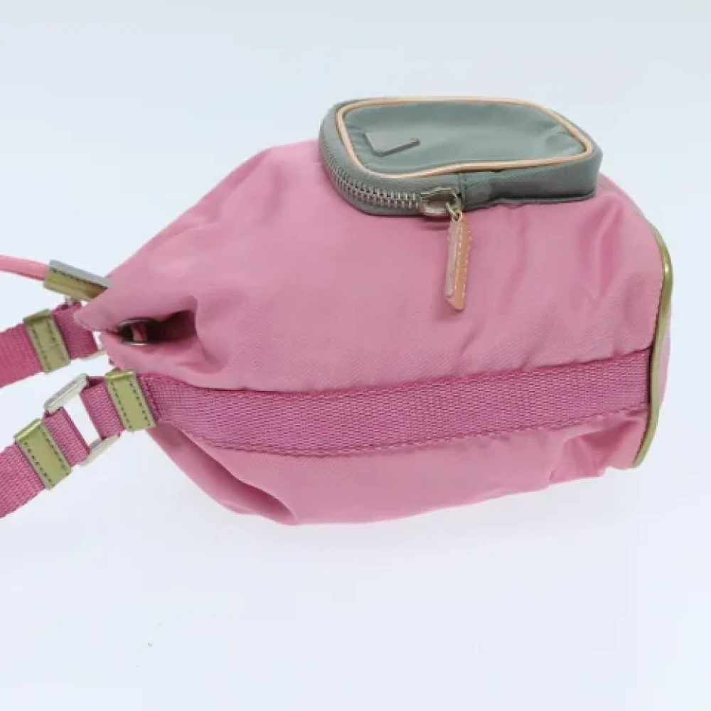 Prada Vintage Pre-owned Nylon prada-bags Pink Dames