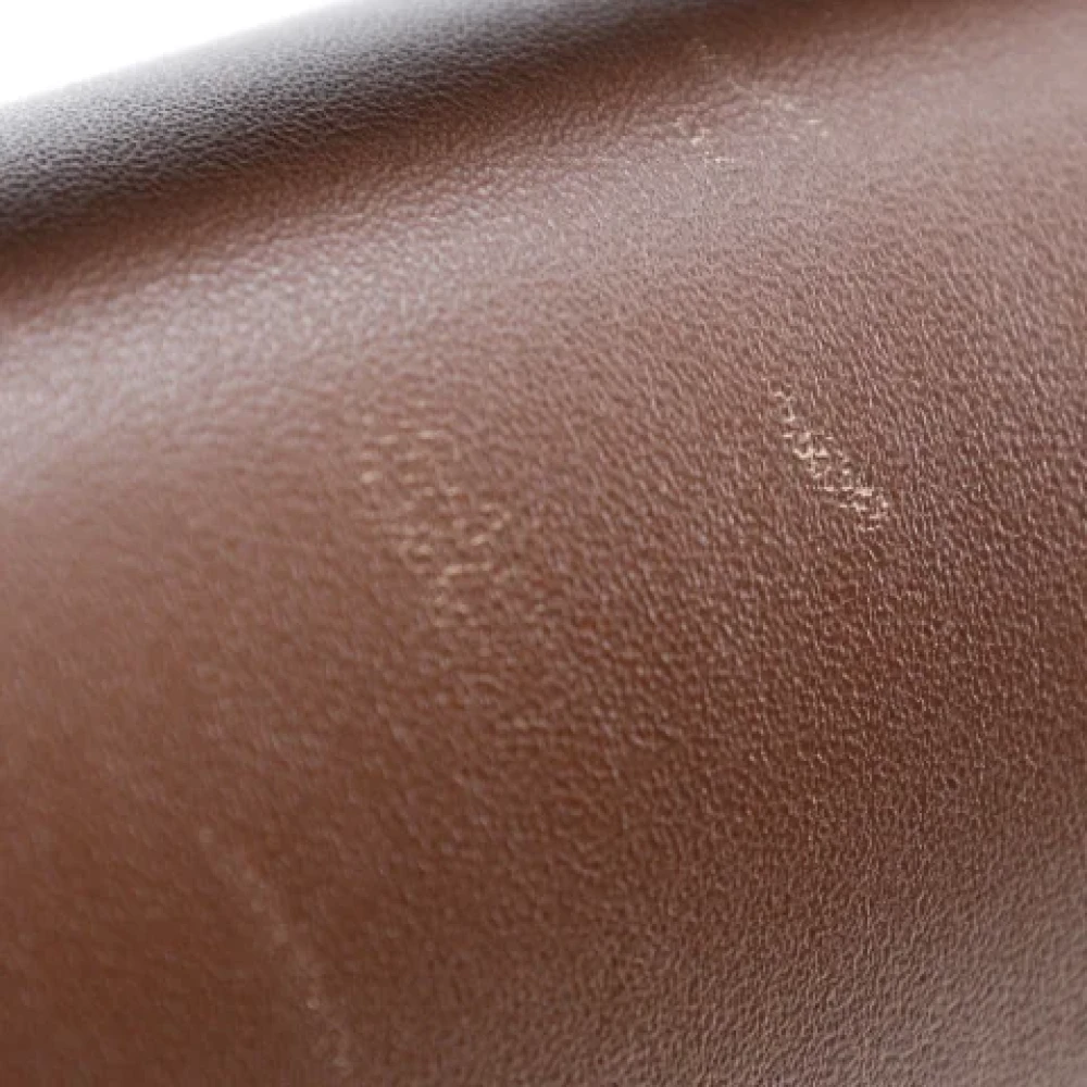 Burberry Vintage Pre-owned Leather shoulder-bags Brown Dames