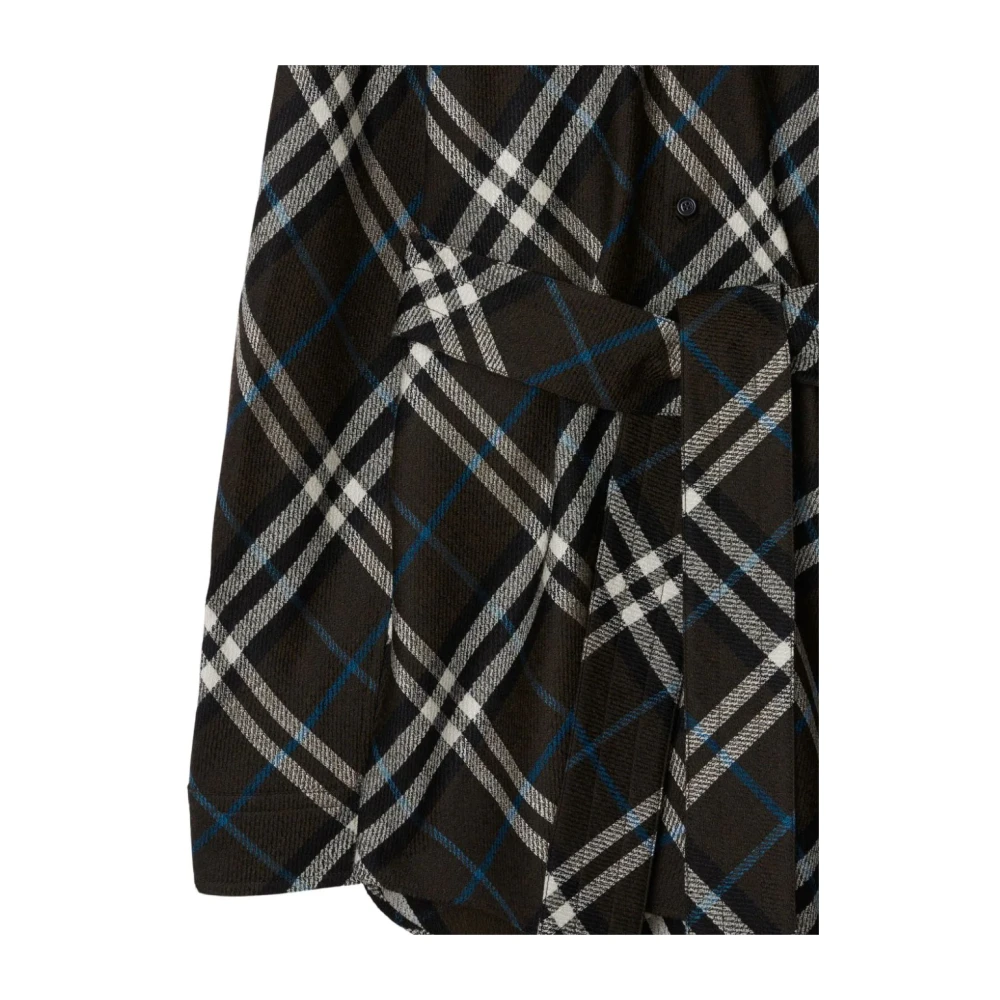 Burberry Bruine Overhemd met Riem Black Dames