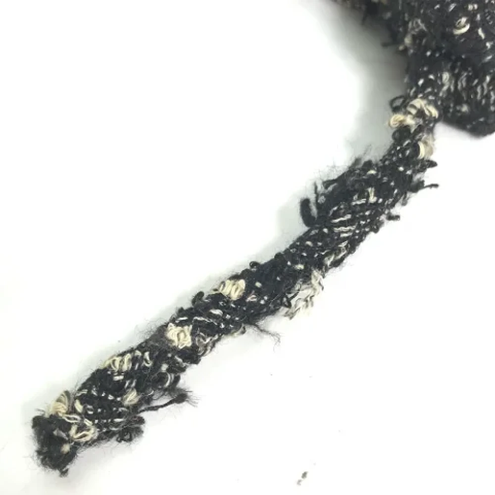 Chanel Vintage Pre-owned Fabric hair-accessories Black Dames