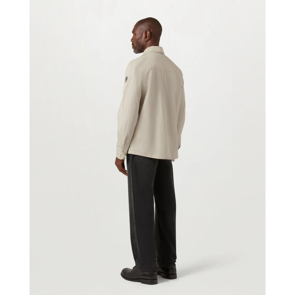 Belstaff Drome Shirt met Functionele Zakken Beige Heren