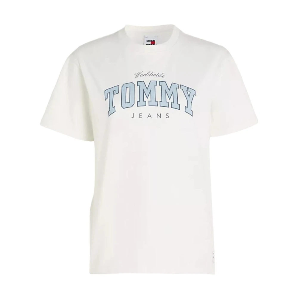 Tommy Hilfiger Varsity Lux T-shirt White Dames