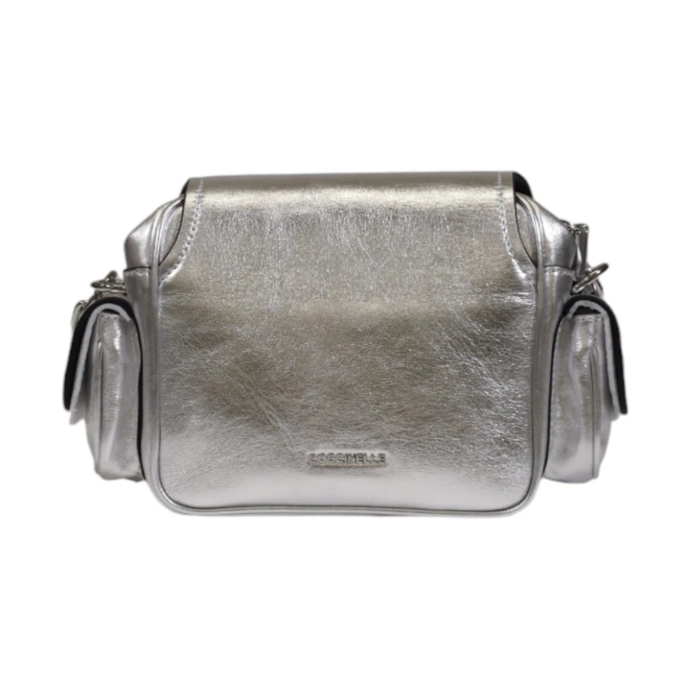 Coccinelle Leren Dames Tas Herfst Winter Collectie Gray Dames