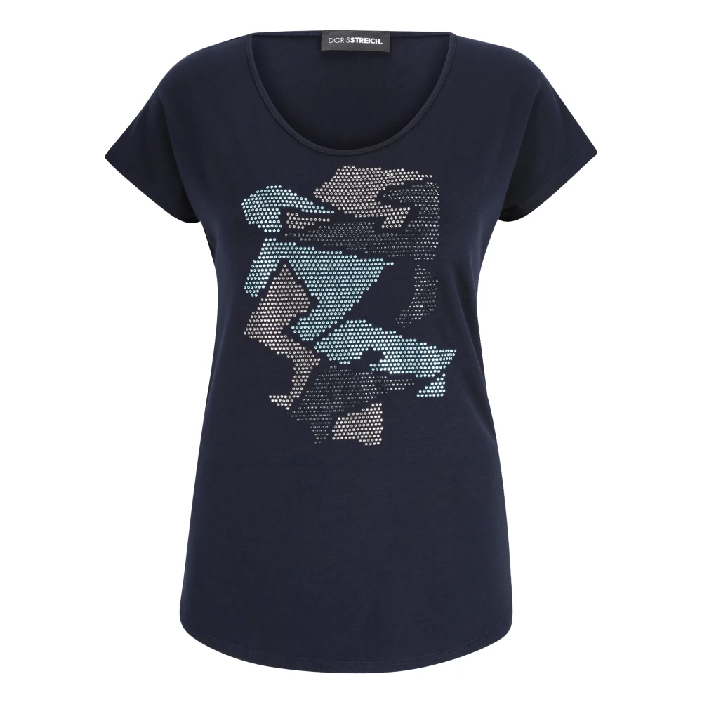 Doris S - Tops > T-Shirts - Blue - Doris S - Modalova