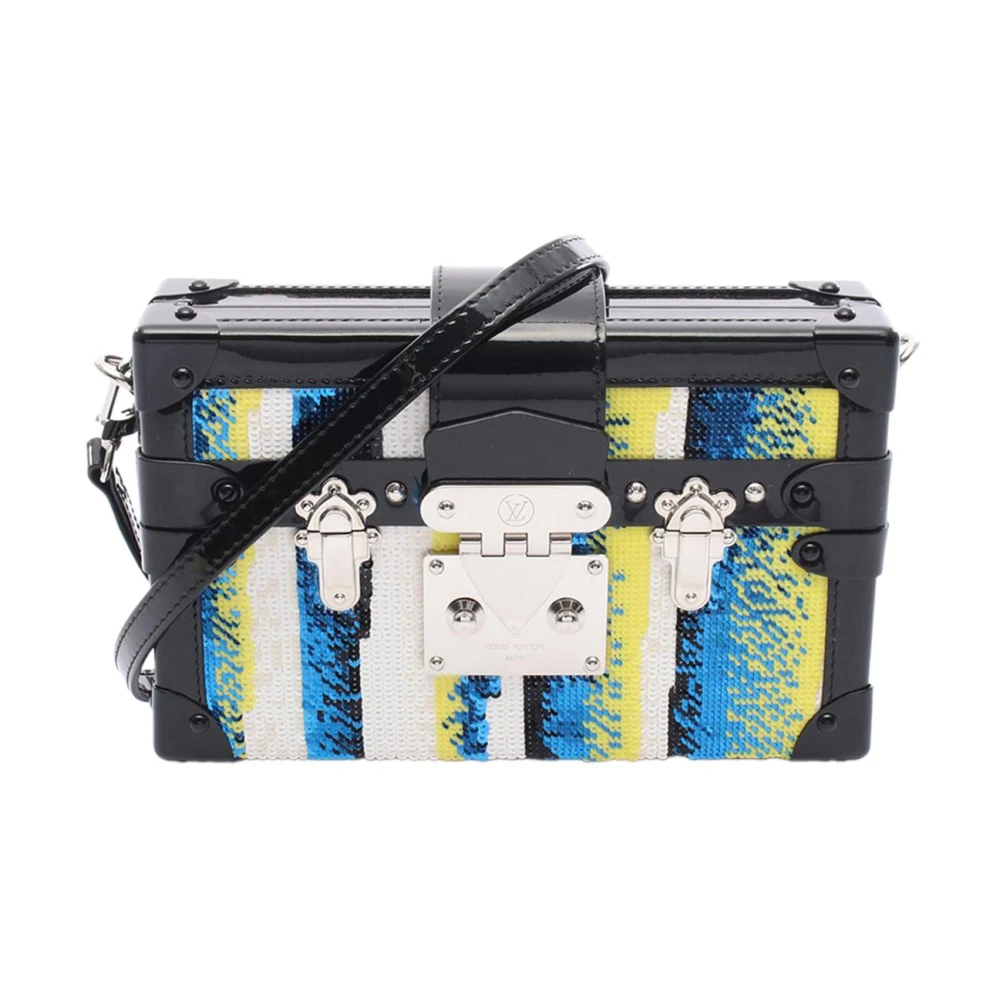 Louis Vuitton Vintage Women's Pre-Owned Vintage Trunk Clutch With Sequins