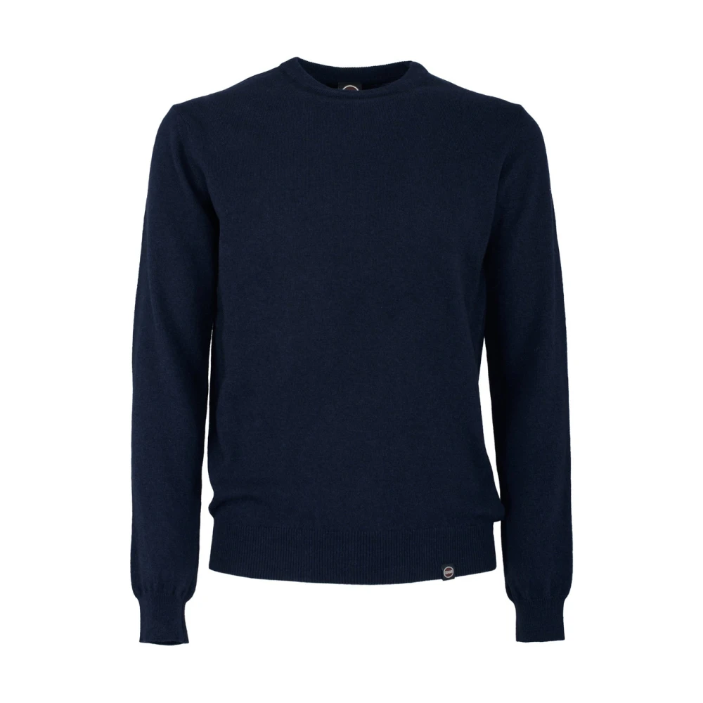 Blå Genser Basic Crewneck Stil