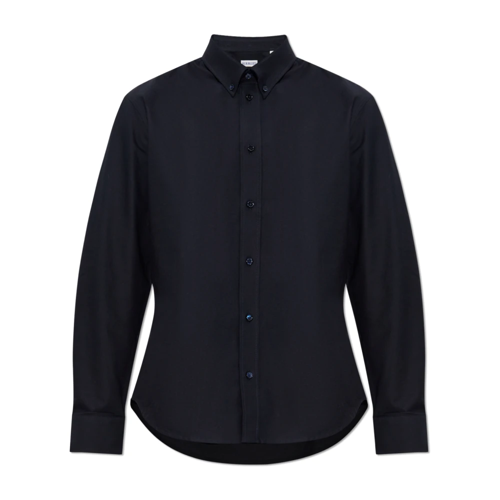 Burberry Shirt met logo Blue Heren