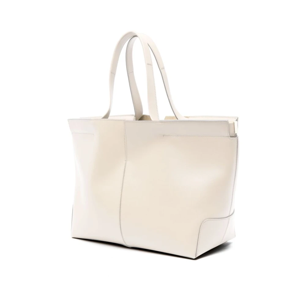 TOD'S Witte Handtas met Afneembare Pouch White Dames