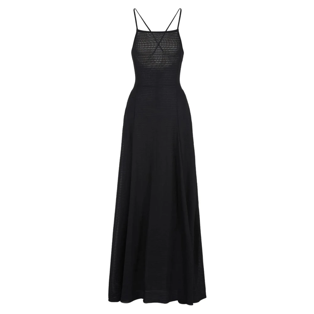 Emporio Armani Maxi Dresses Black Dames
