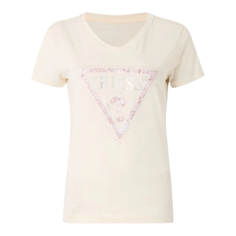 Guess - Tops > T-Shirts - White - Guess - Modalova