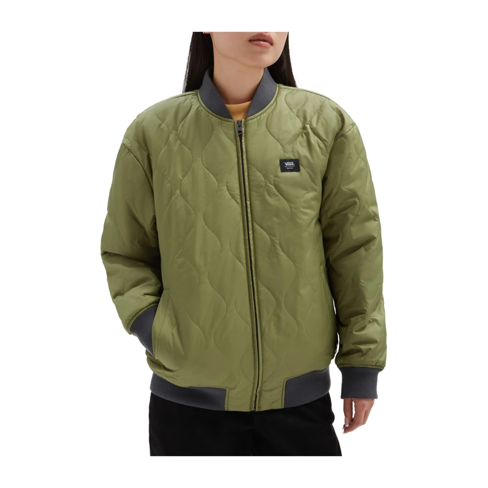 Vans Groene Bomberjas voor Dames Green Dames