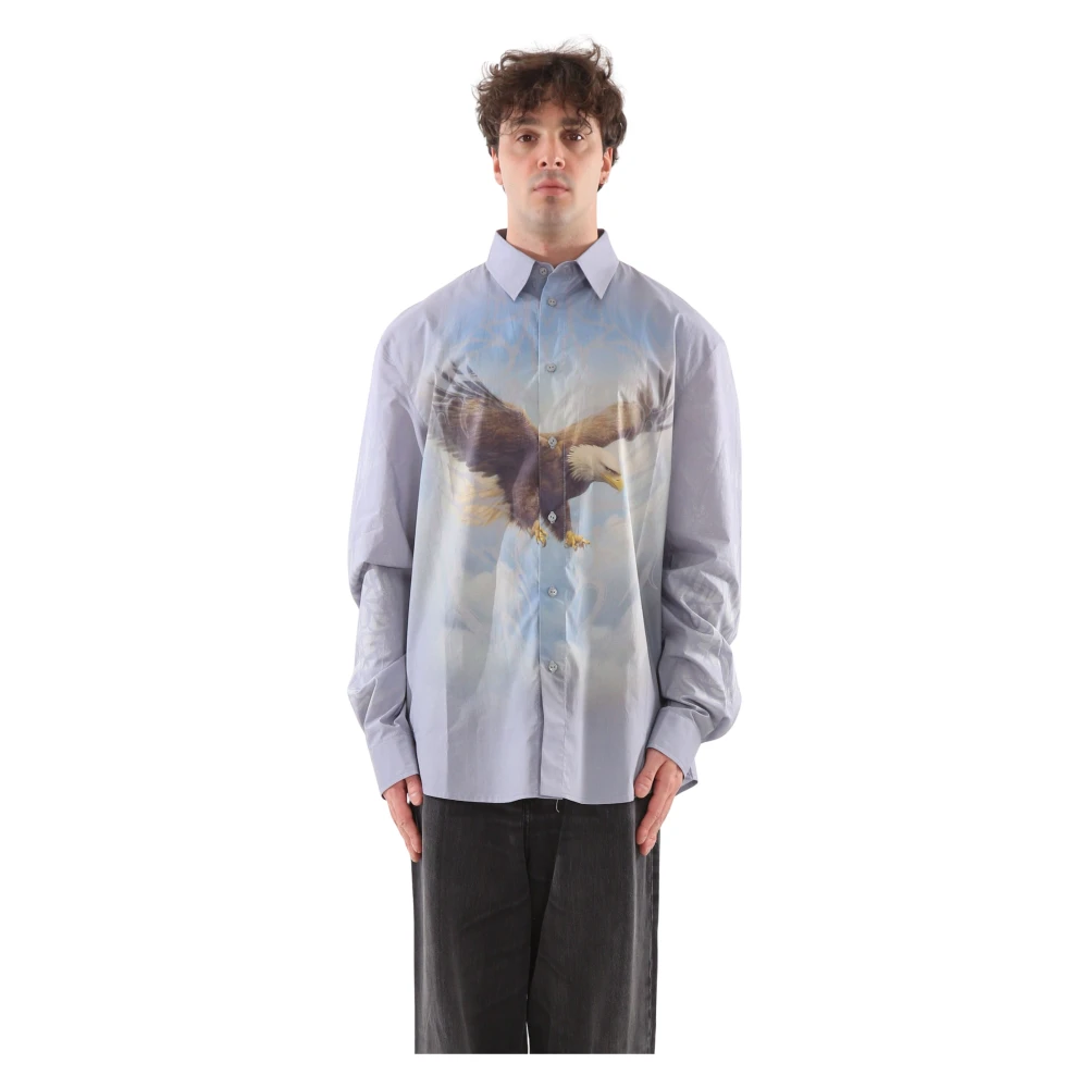 Misbhv Monument Valley Shirt in Licht Grijs Multicolor Heren