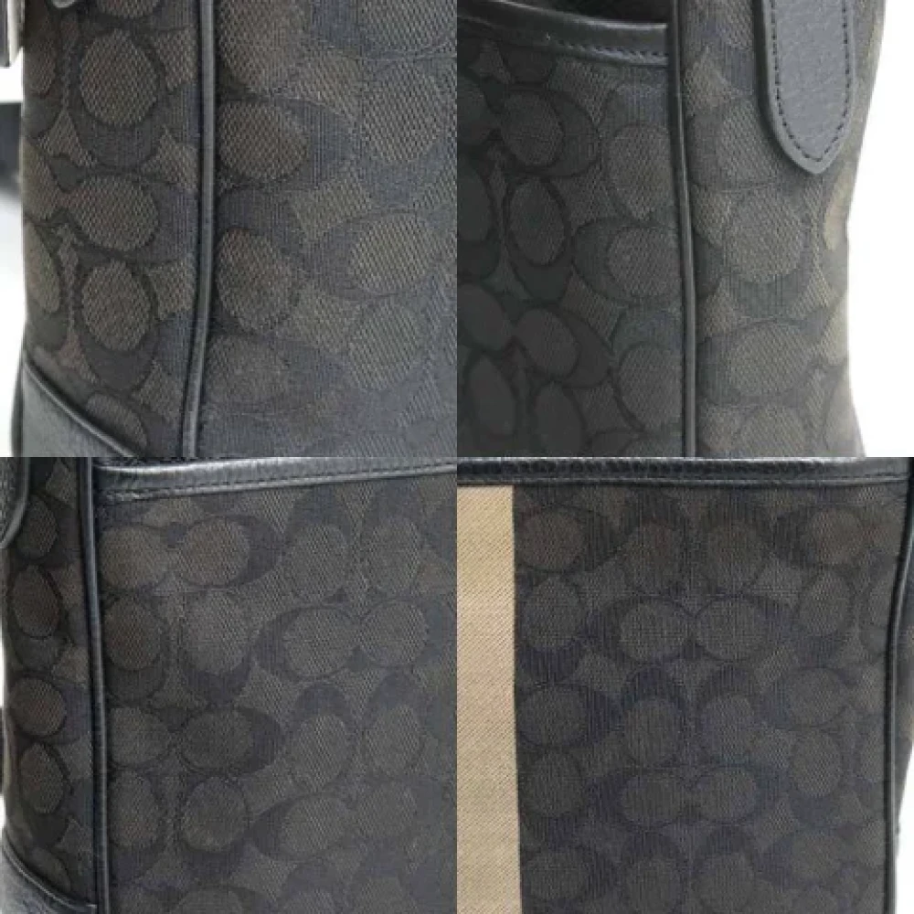 Coach Pre-owned Canvas shoulder-bags Black Dames