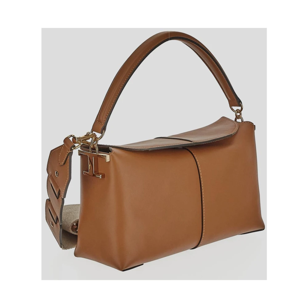 TOD'S Leren Handtas Brown Dames