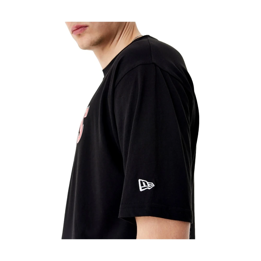 new era Zwarte Chiefs Script Grafische Tee Black Heren