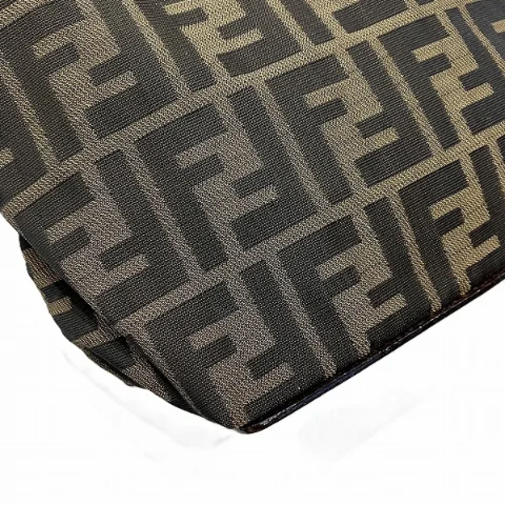 Fendi Vintage Pre-owned Canvas handbags Brown Dames