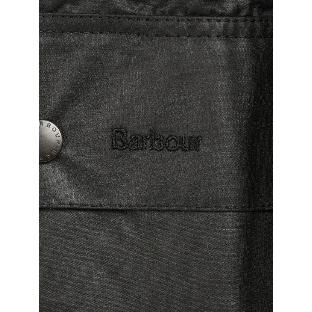 Barbour Zwarte Bedale Gewaxte Jas Black Heren