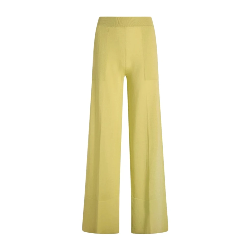 Circus Hotel Yellow Wide Trousers, Female, M, Wide Trousers
