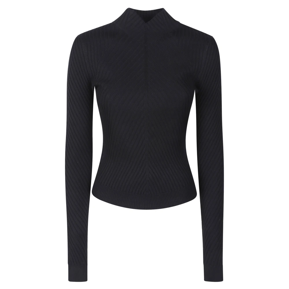 Victoria Beckham Black Turtlenecks, Female, L, Georgia Jumper