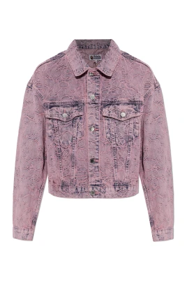 Overdye Cropped Denim Jacka