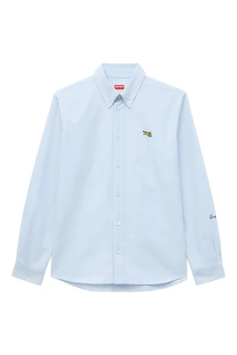 Jumping Tiger Embroidered Shirt