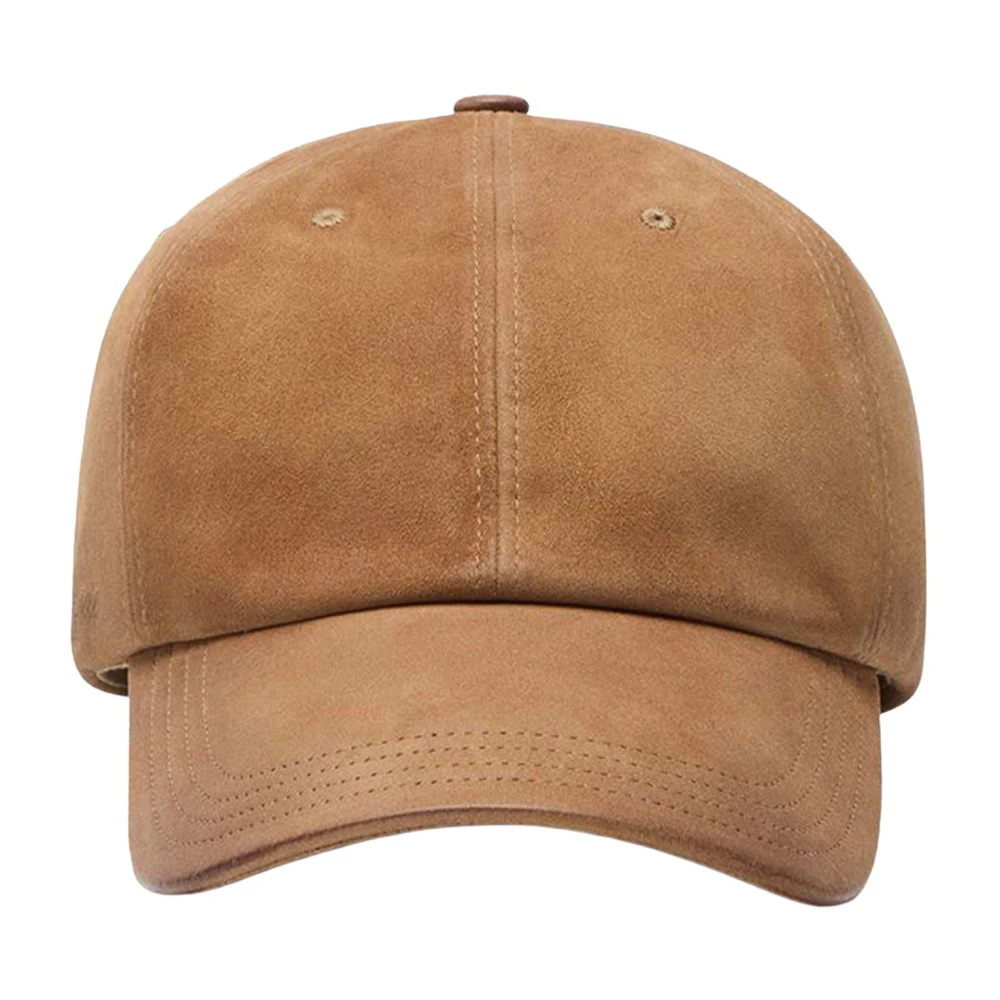Golden Goose Unisex Bruin Accessoires One Size, Leer, Caps