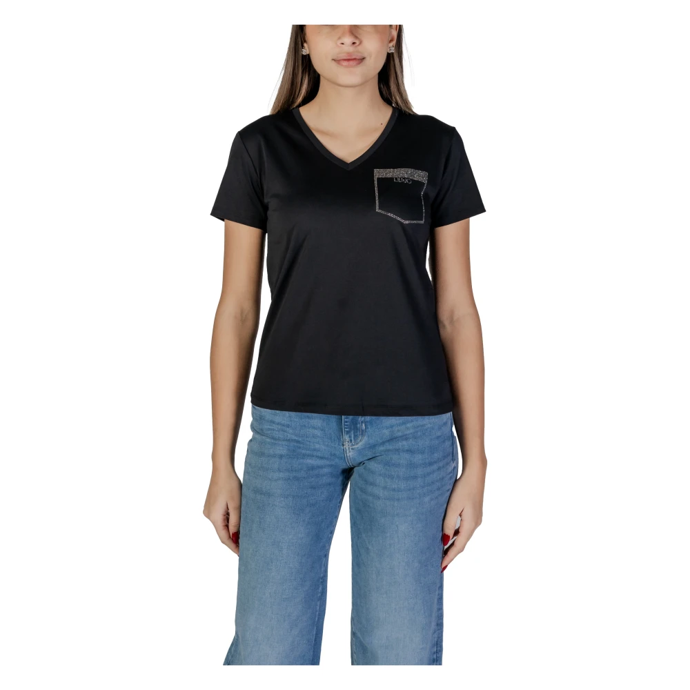 Liu Jo - Tops > T-Shirts - Black - Liu Jo - Modalova