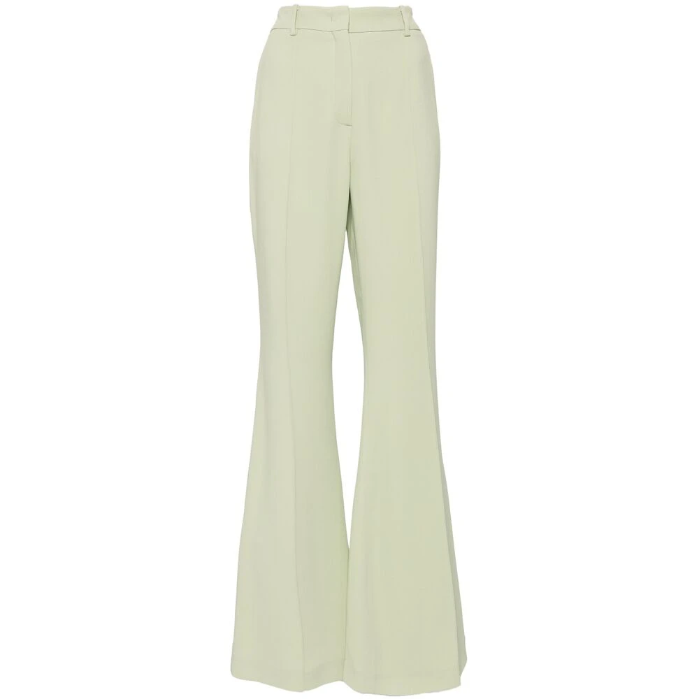 Elie Saab Mintgroene Flare Broek Green Dames