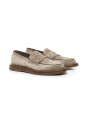 chaussures-plates-en-daim-kaki