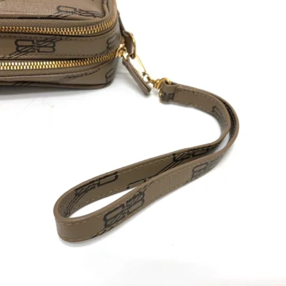 Balenciaga Vintage Pre-owned Leather clutches Brown Dames