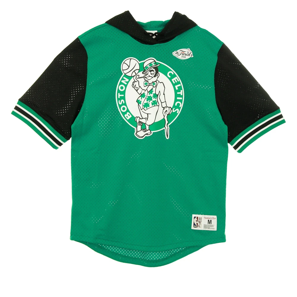Mitchell & Ness Korte Mouw NBA Hoody 2008 Viering Green Heren