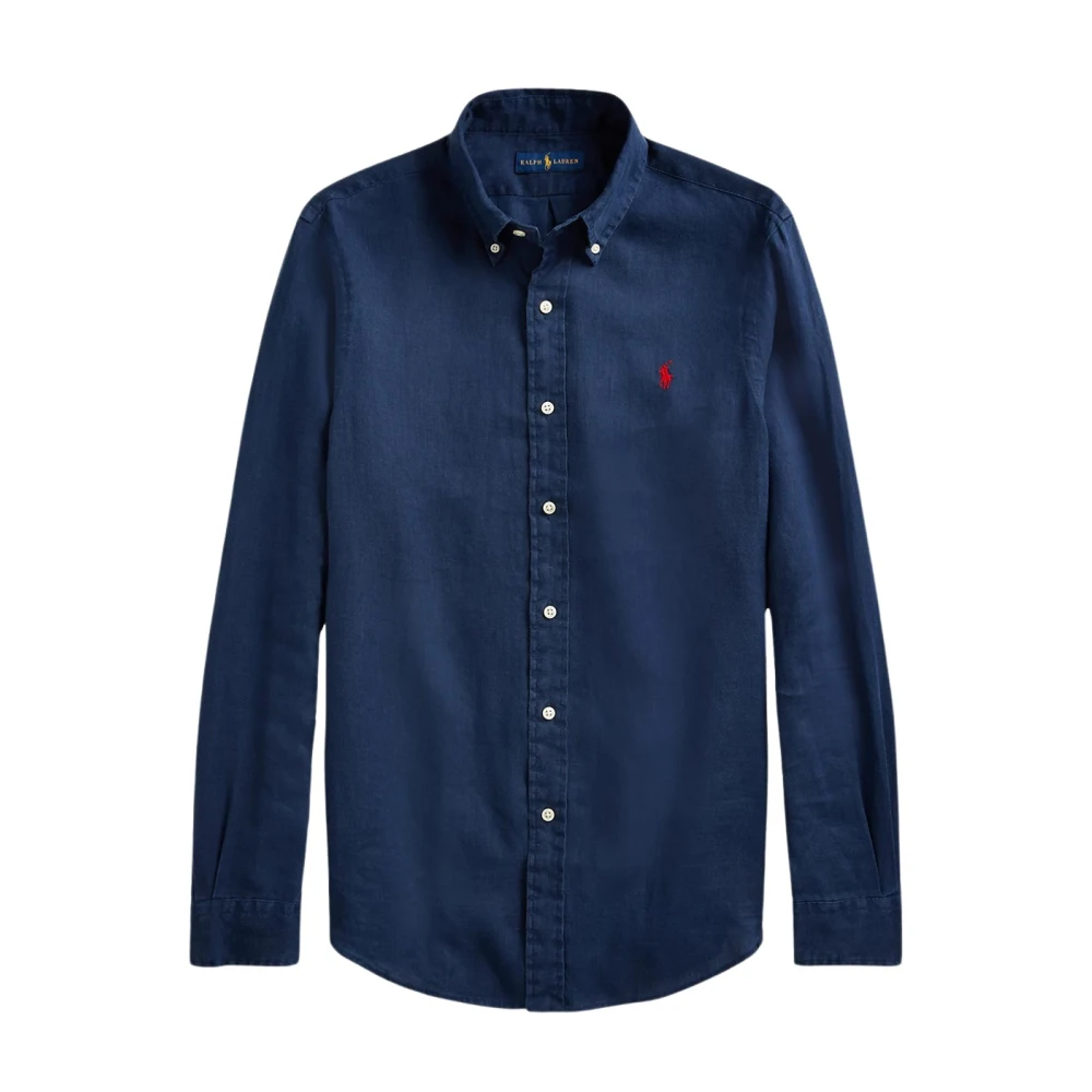 Ralph Lauren Sportshirt met Lange Mouwen Blue Heren