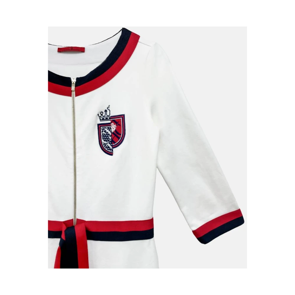 Carolina Herrera Jurk met Schild Detail White Dames