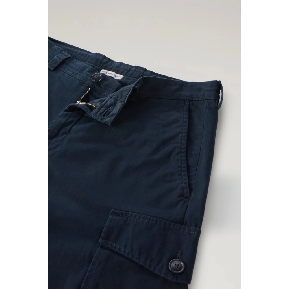 Woolrich Klassieke Cargo Shorts Blue Heren
