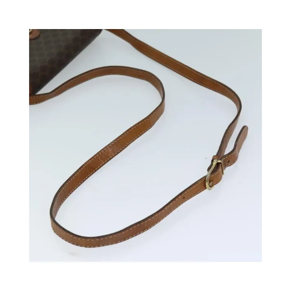 Celine Vintage Pre-owned Canvas backpacks Brown Dames