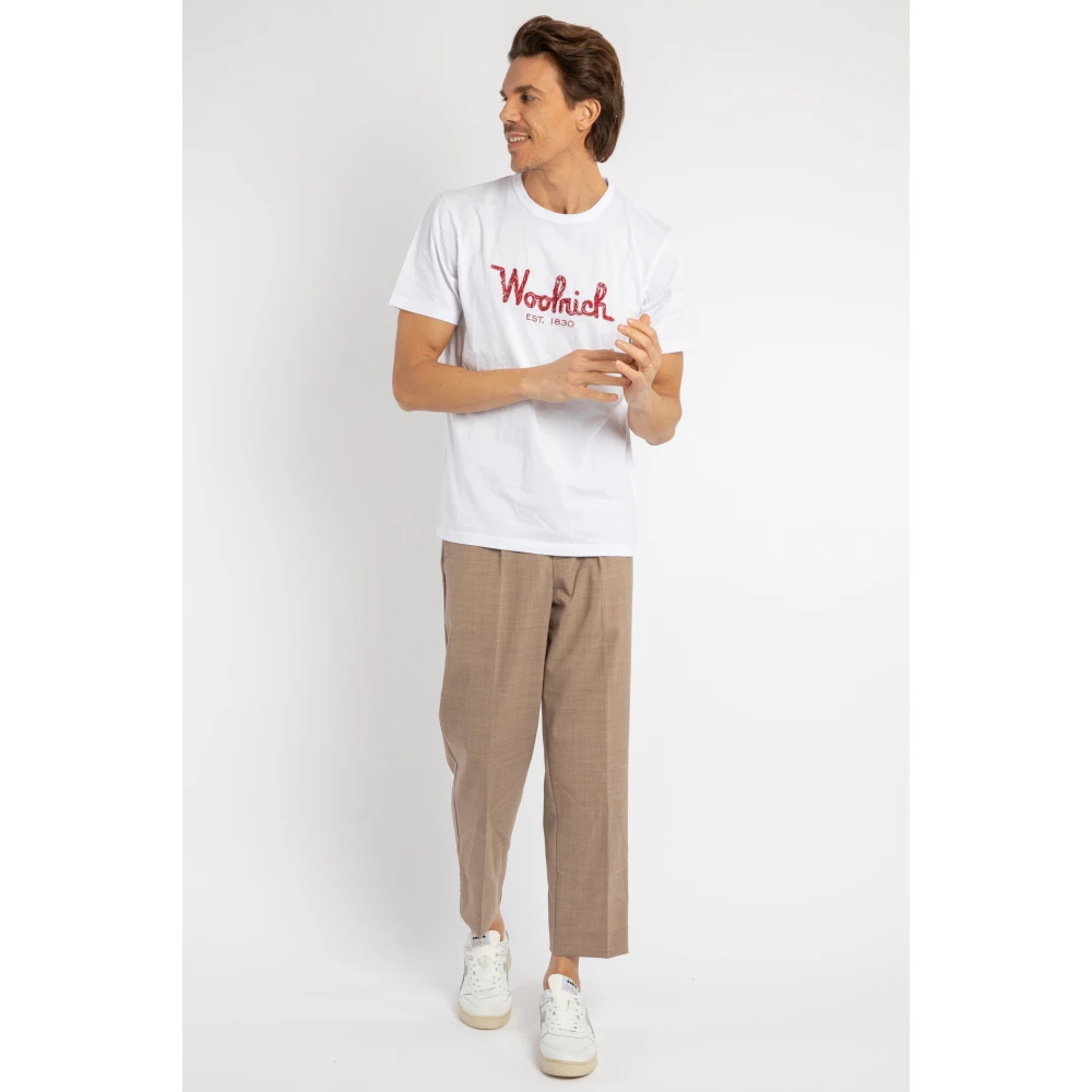 Woolrich T-Shirts White Heren