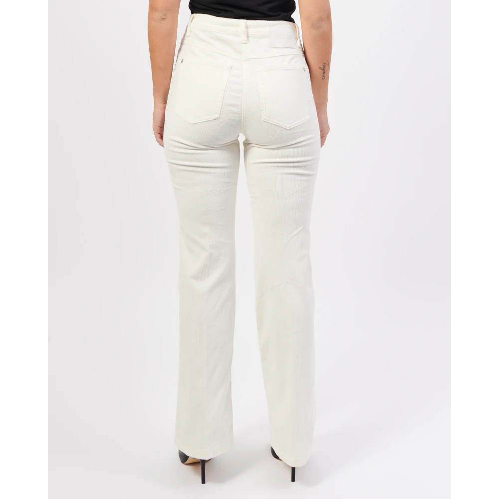 Gerry Weber Witte Straight Leg Katoenen Jeans White Dames