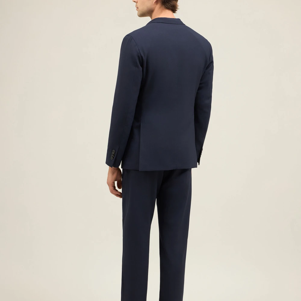 Boglioli Hoge Twist Wol K-Pak Blue Heren