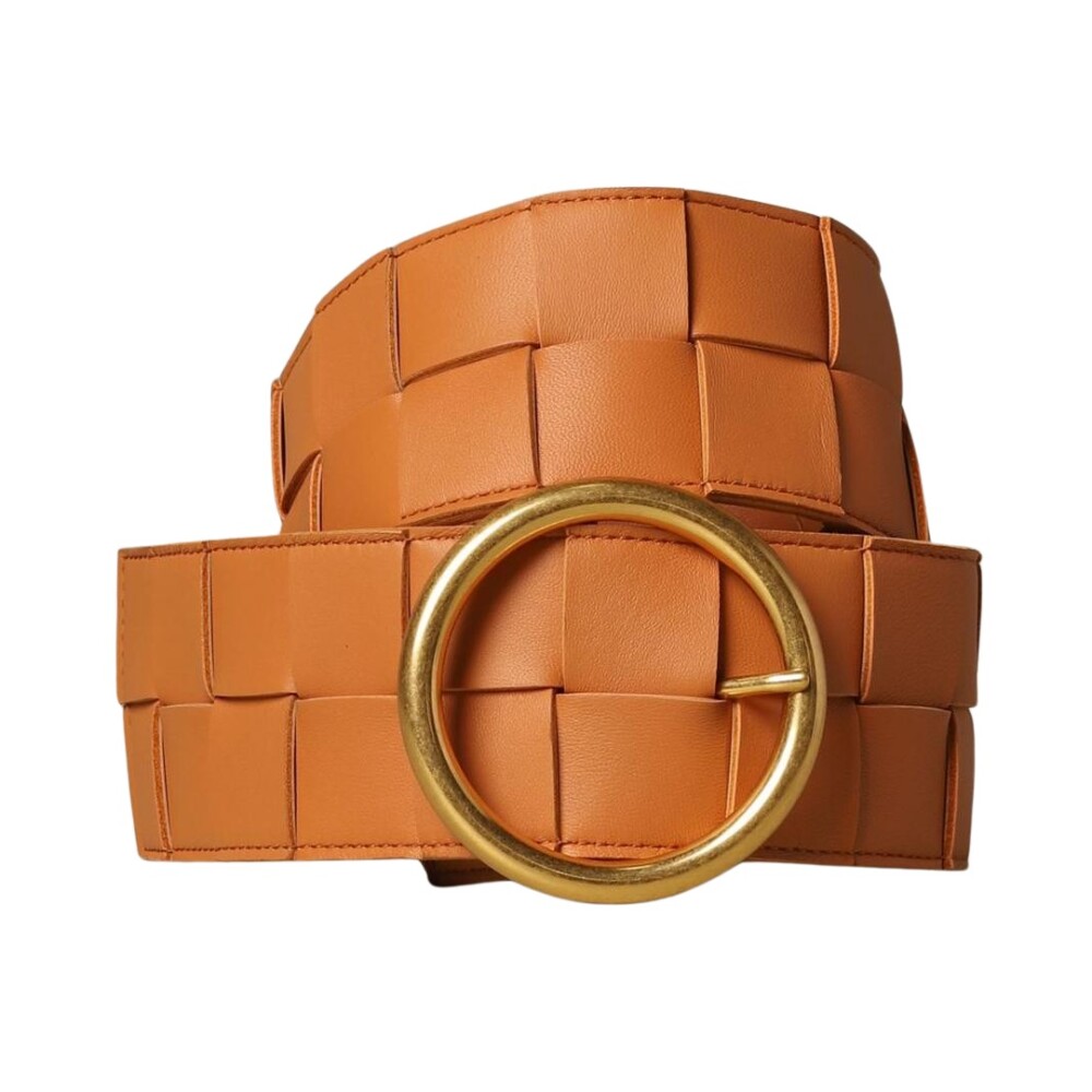 BOTTEGA VENETA ゴールドバックル ベルト BOTTEGA VENETA - ボッテガヴェネタ BOTTEGAVENETA ベルト 三角