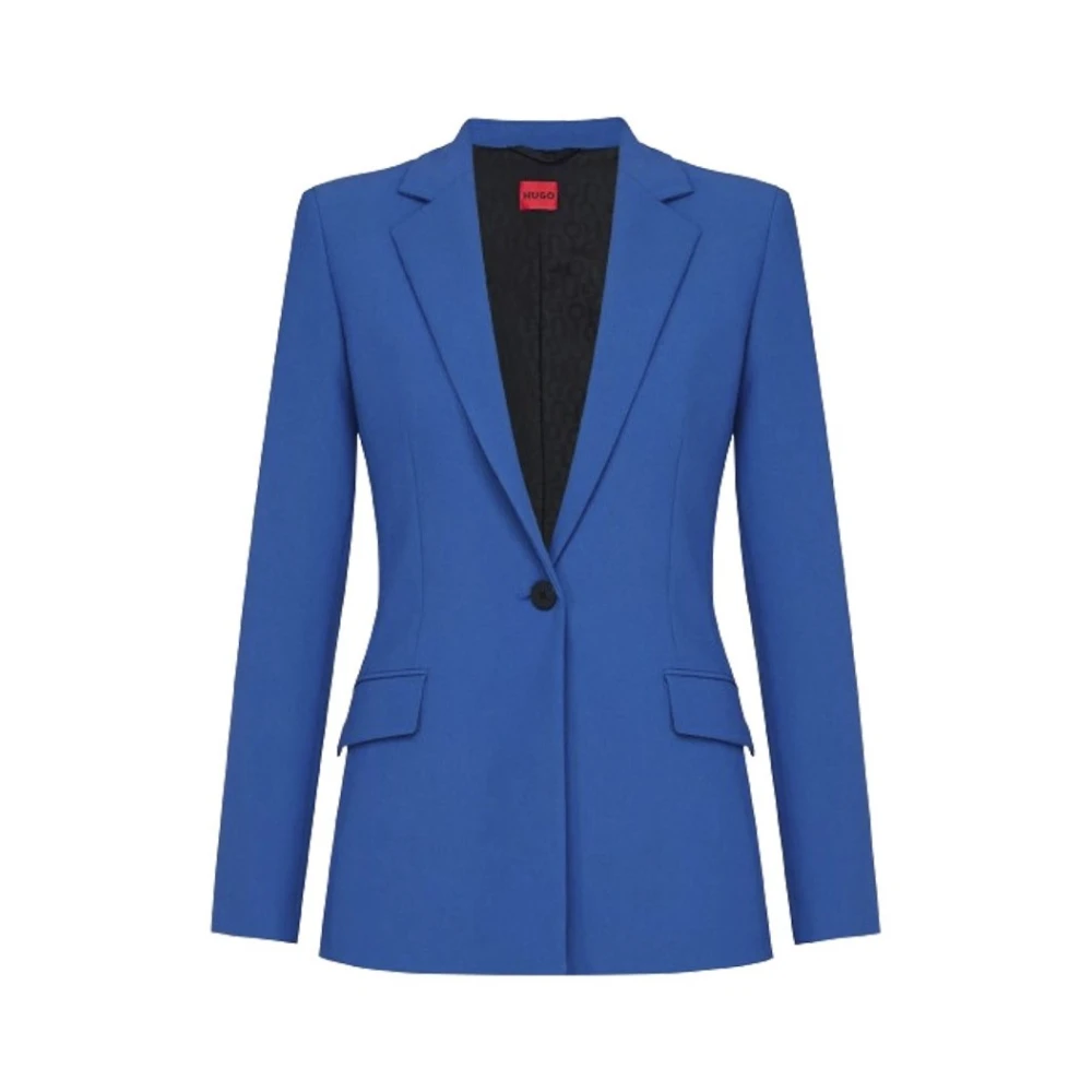 Hugo Boss Stijlvolle Sako Shirt Blue Dames