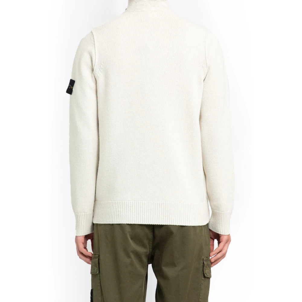 Stone Island Heren Gips Trui White Heren